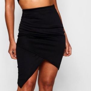 Black High Low Skirt